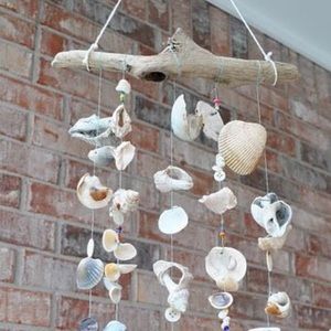 Custom, hand-crafted Hanging Shell Chime